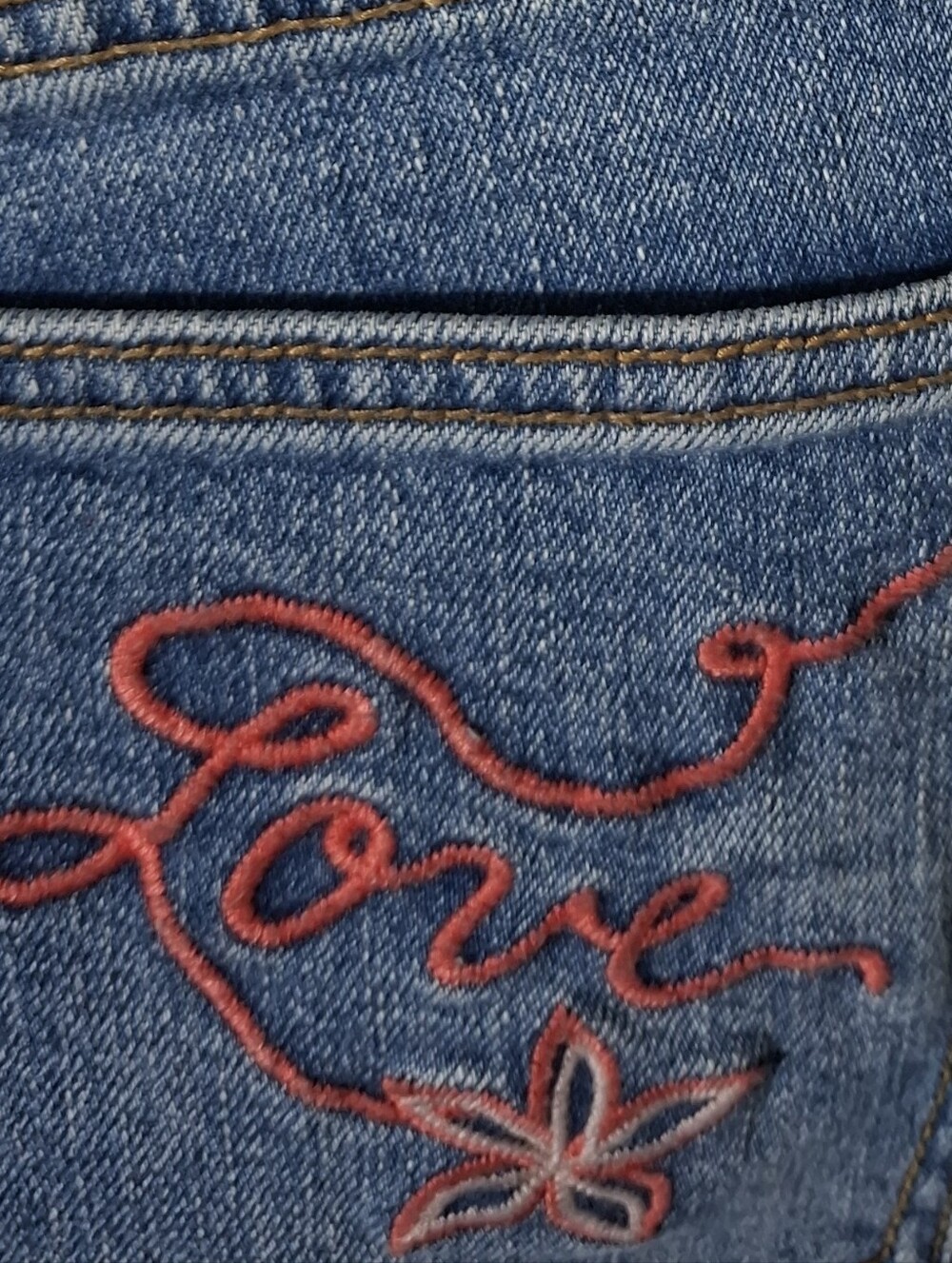 Johnny Was Embroidered Jeans with Multicolor Motifs (Size 27) - Picture 6 of 10